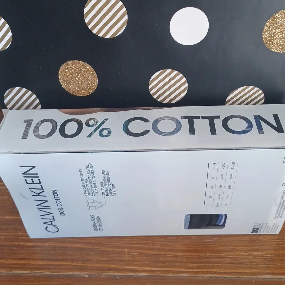 Calvin klein 4 pack  Brief/Slip Men's Classic Fit - Picture 5 of 6